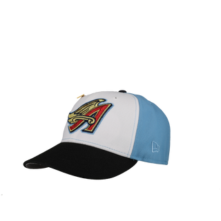 Anaheim Angels 1989 ASG White Blue Pinwheel Metallic 59Fifty Fitted Hat