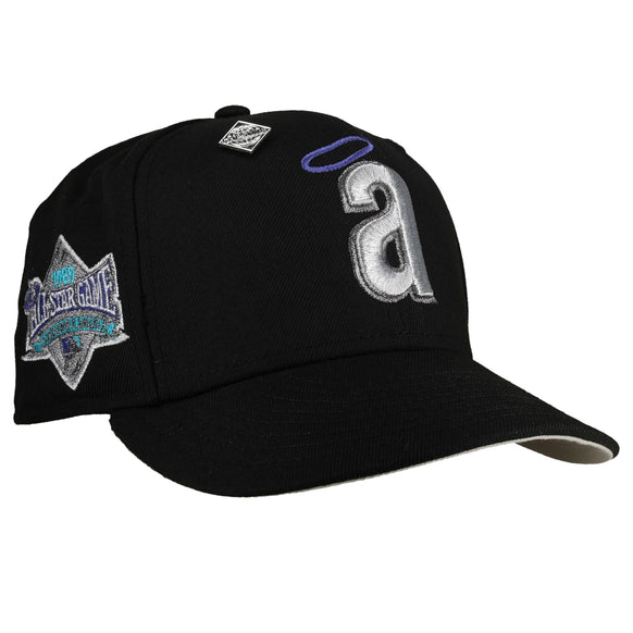Anaheim Angels 1989 All Star Game Black Lava Metallic 59Fifty Fitted Hat