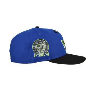 Anaheim Angels 50th Season Metallic Lime 59Fifty Fitted Hat