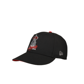 Anaheim Angels 50th Anniversary Black/Red Silver Metallics 59Fifty Fitted Hat