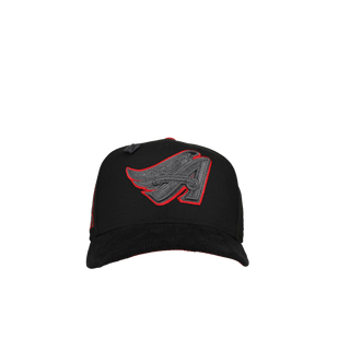 Anaheim Angels 50th Season Metallic Outline Blackout 59Fifty Fitted Hat [RESTOCK], back view