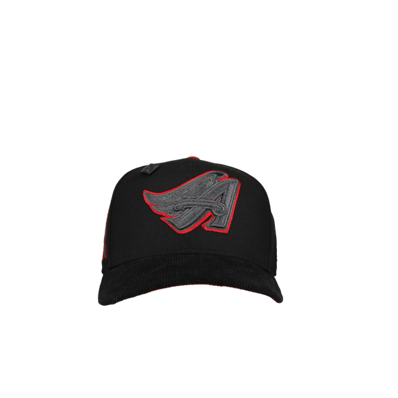 Anaheim Angels 50th Season Metallic Outline Blackout 59Fifty Fitted Hat [RESTOCK], back view