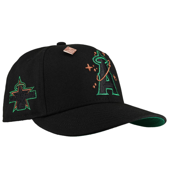 Anaheim Angels Celestial Metallic Blackout 2010 ASG (Green/Copper) 59Fifty Fitted Hat