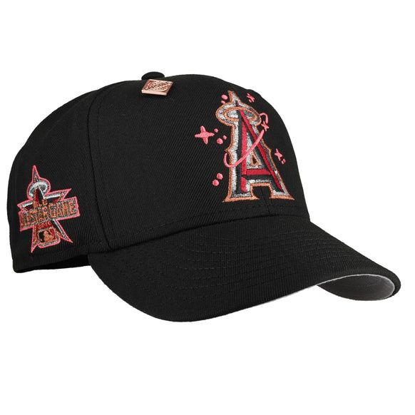 Anaheim Angels 2010 All Star Game Black/Pink Celestial Metallic 59Fifty Fitted Hat