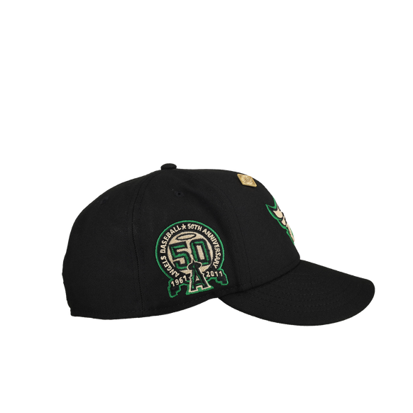 Anaheim Angels 50th Anniversary Colors In Cream 59Fifty Fitted Hat