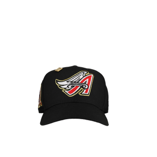 Anaheim Angels 50th Anniversary Gold Black/Red Metallic 59Fifty Fitted Hat