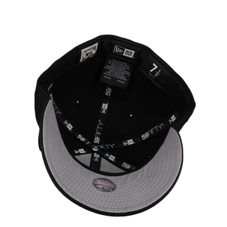 Anaheim Angels 50th Anniversary Gold Black/Red Metallic 59Fifty Fitted Hat