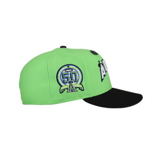 Anaheim Angels 50th Anniversary Lime 59Fifty Fitted Hat