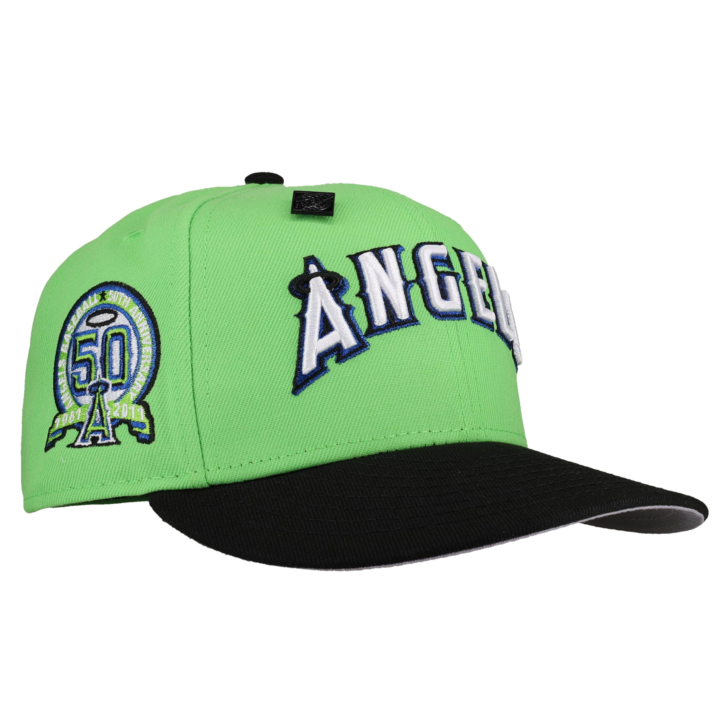 Anaheim Angels 50th Anniversary Lime 59Fifty Fitted Hat