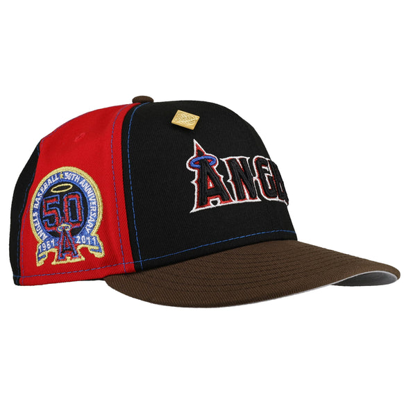 Anaheim Angels 50th Season Turbo Pinwheel 59fifty Fitted Hat
