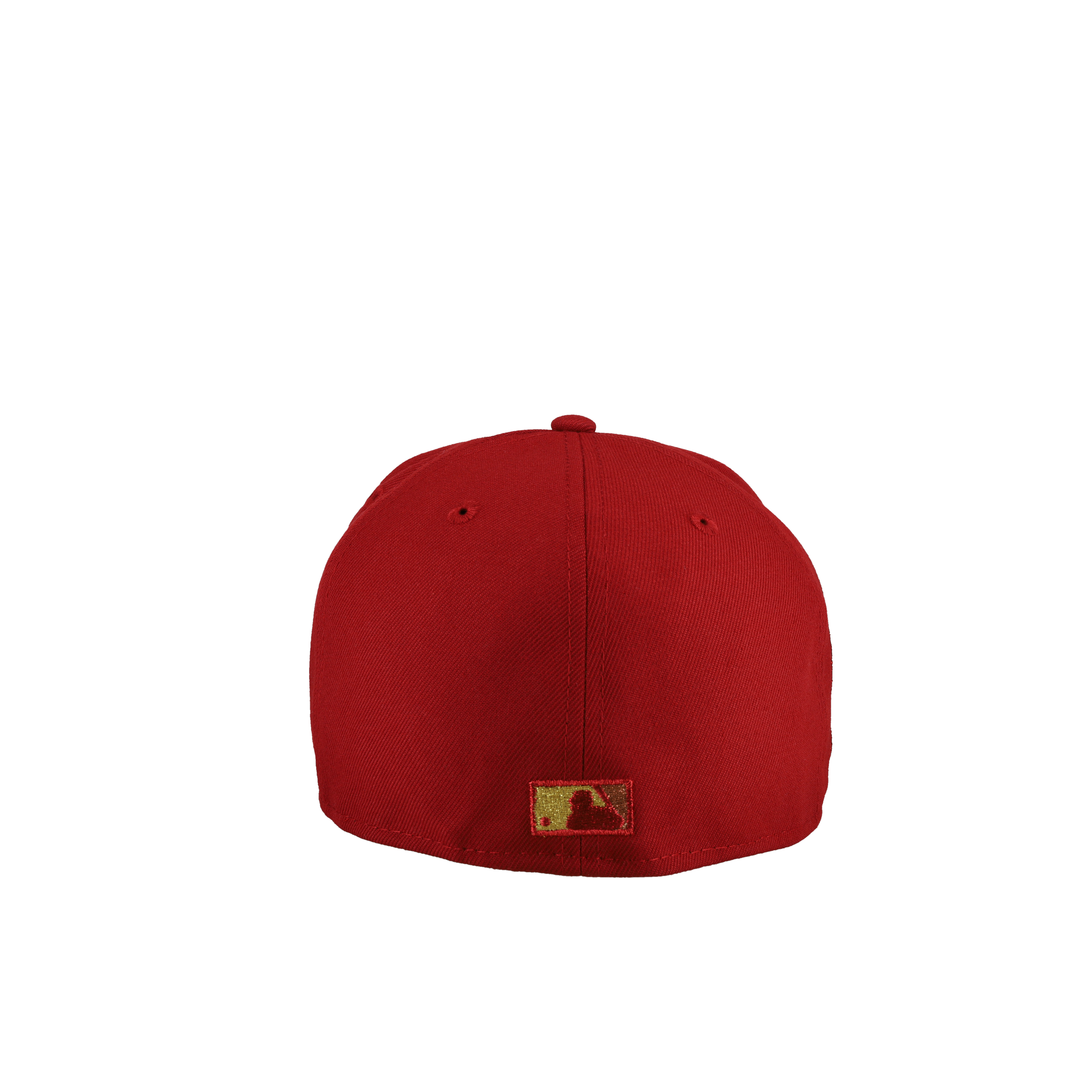 Anaheim Angels 50th Anniversary Red Gold Metallic 59Fifty Fitted Hat