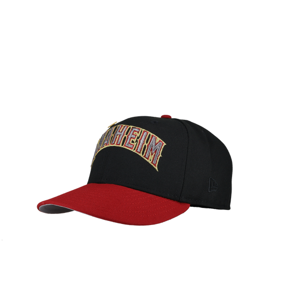 Anaheim Angels 1989 All Star Game Script Black Red Metallic 59Fifty Fitted Hat