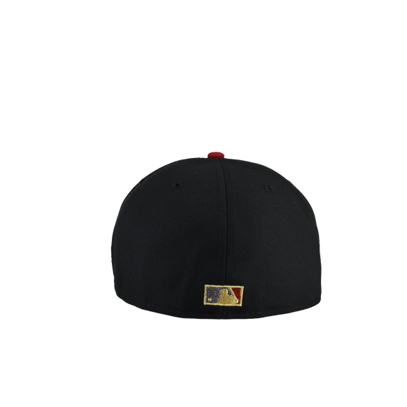 Anaheim Angels 1989 All Star Game Script Black Red Metallic 59Fifty Fitted Hat
