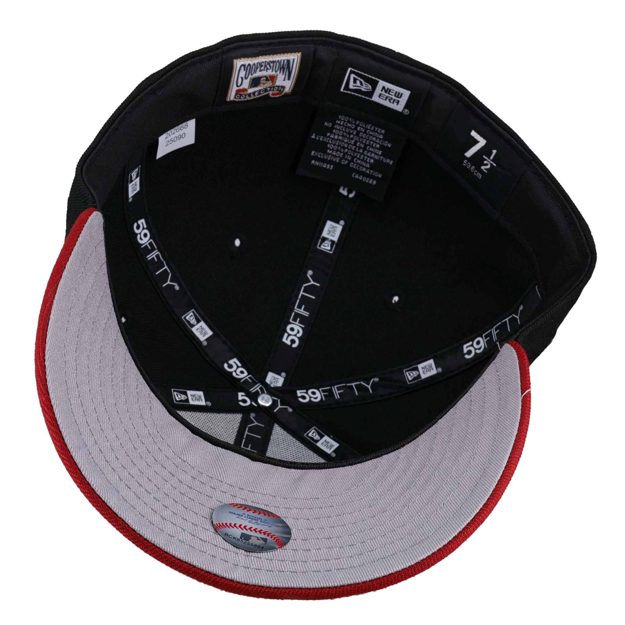 Anaheim Angels 1989 All Star Game Script Black Red Metallic 59Fifty Fitted Hat
