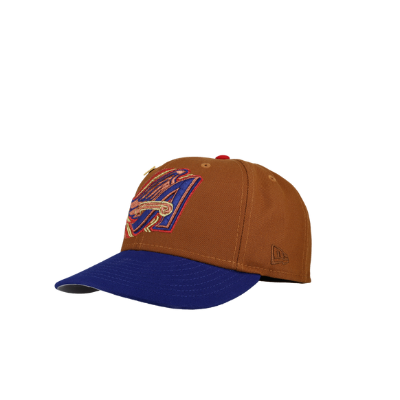 Anaheim Angels 50th Season Trippy Metallic Tan/Blue 59Fifty Fitted Hat