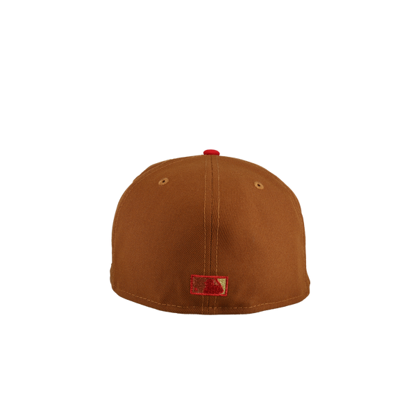 Anaheim Angels 50th Season Trippy Metallic Tan/Blue 59Fifty Fitted Hat