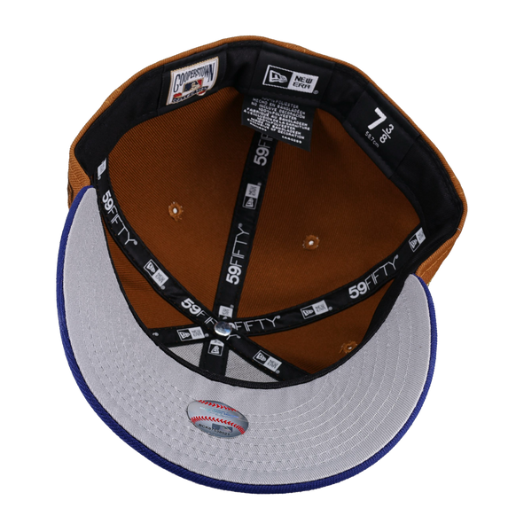 Anaheim Angels 50th Season Trippy Metallic Tan/Blue 59Fifty Fitted Hat