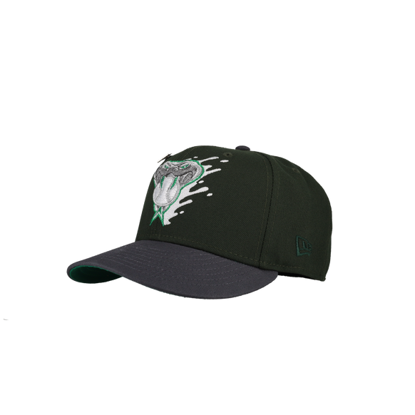 Arizona Diamondbacks 20th Anniversary Green Splatter Metallic 59Fifty Fitted Hat
