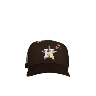 Houston Astros 50h Anniversary Walnut Star Metallic 59Fifty Fitted Hat