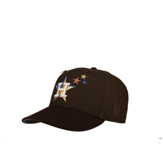 Houston Astros 50h Anniversary Walnut Star Metallic 59Fifty Fitted Hat