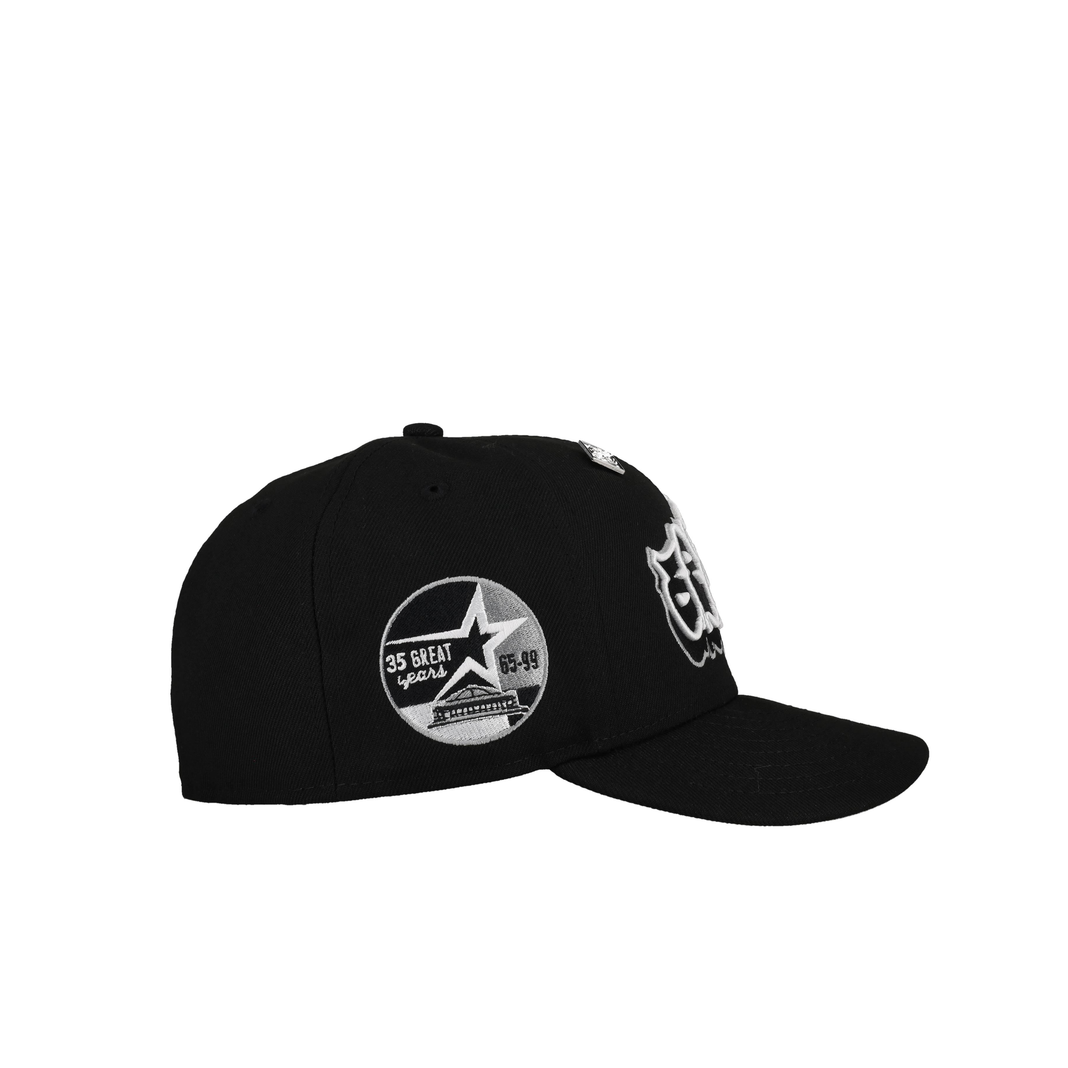 Houston Astros Graffiti 35 Great Years Black Out 59Fifty Fitted Hat