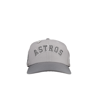 Houston Astros 35 Great Years Cool Grey Metallic Script 59Fifty Fitted Hat