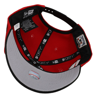 Houston Astros 9Forty A Frame Snapback Hat (Black/Red/Gold)