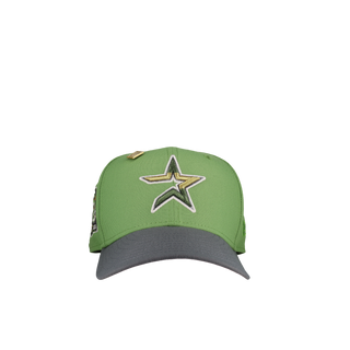 Houston Astros 50th Anniversary Green Yellow Star Metallic 59Fifty Fitted Hat