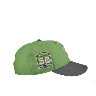 Houston Astros 50th Anniversary Green Yellow Star Metallic 59Fifty Fitted Hat