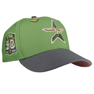 Houston Astros 50th Anniversary Green Yellow Star Metallic 59Fifty Fitted Hat