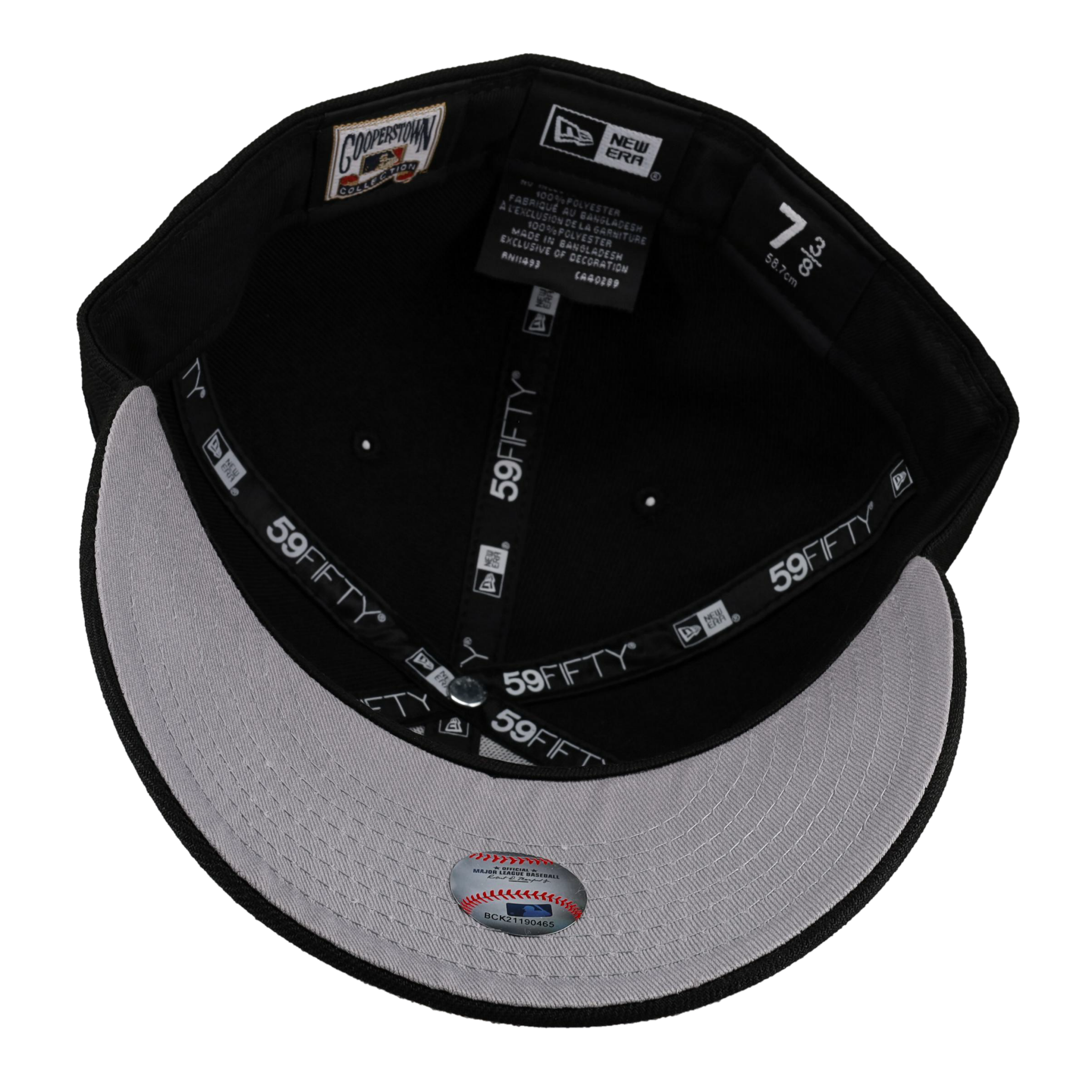 Houston Astros Orbit 40 Years Black Out 59Fifty Fitted Hat