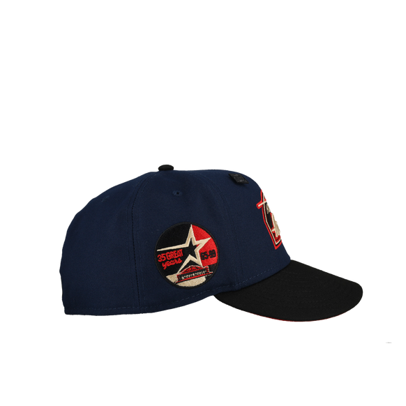 Houston Astros Midnight Crimson Collection 35 Great Years Fitted Hat (RESTOCK)