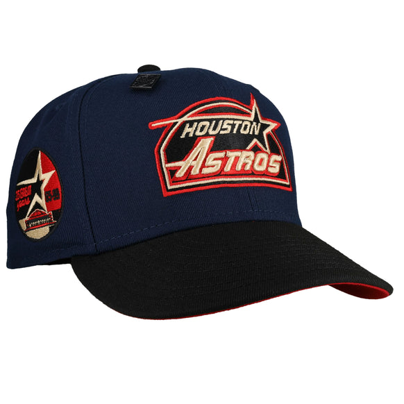 Houston Astros Midnight Crimson Collection 35 Great Years Fitted Hat (RESTOCK)