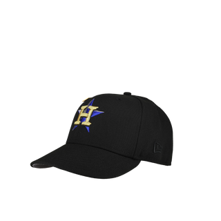 Houston Astros 50th Anniversary Black Yellow Star 59Fifty Fitted Hat