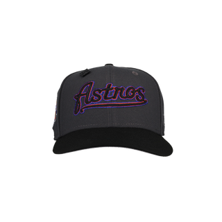 Houston Astros 45th Anniversary Metallic Graphite/Black 59Fifty Fitted Hat