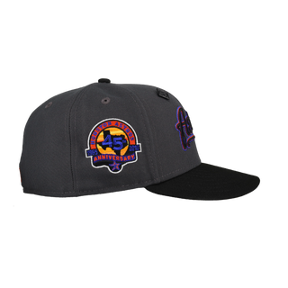 Houston Astros 45th Anniversary Metallic Graphite/Black 59Fifty Fitted Hat