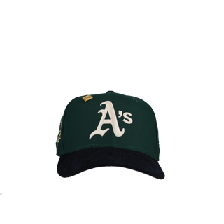 Oakland Athletics 1989 World Series Green Navy Corduroy Metallic 59Fifty Fitted Hat