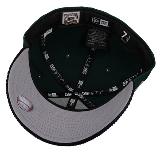 Oakland Athletics 1989 World Series Green Navy Corduroy Metallic 59Fifty Fitted Hat