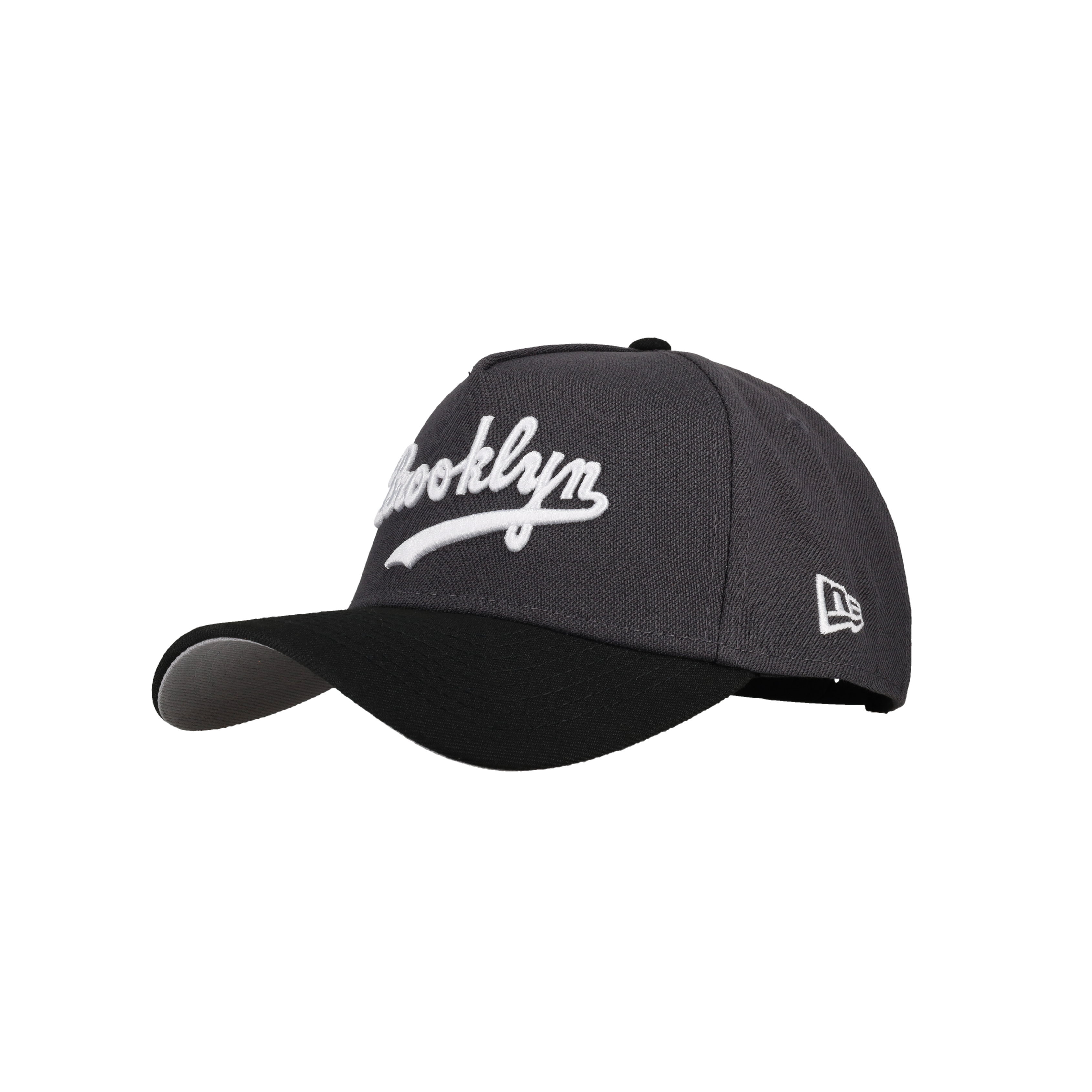 Brooklyn Dodgers 9Forty A Frame Snapback Hat (Graphite/Black)