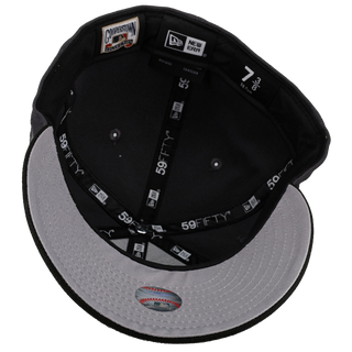 Brooklyn Dodgers American/National League Graphite/Green Script 59Fifty Fitted Hat