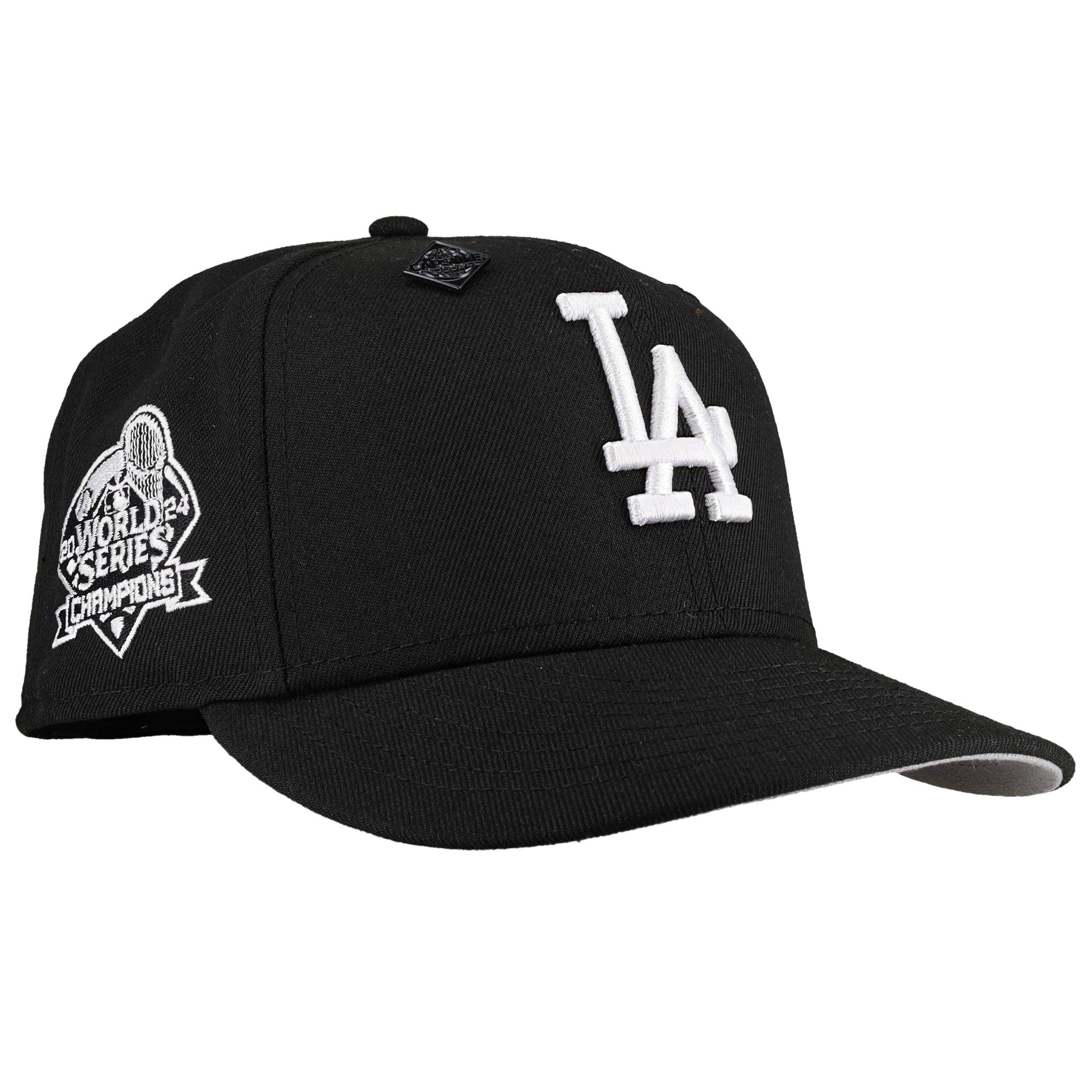 Los Angeles Dodgers 2024 World Series Black/Grey 59Fifty Fitted Hat