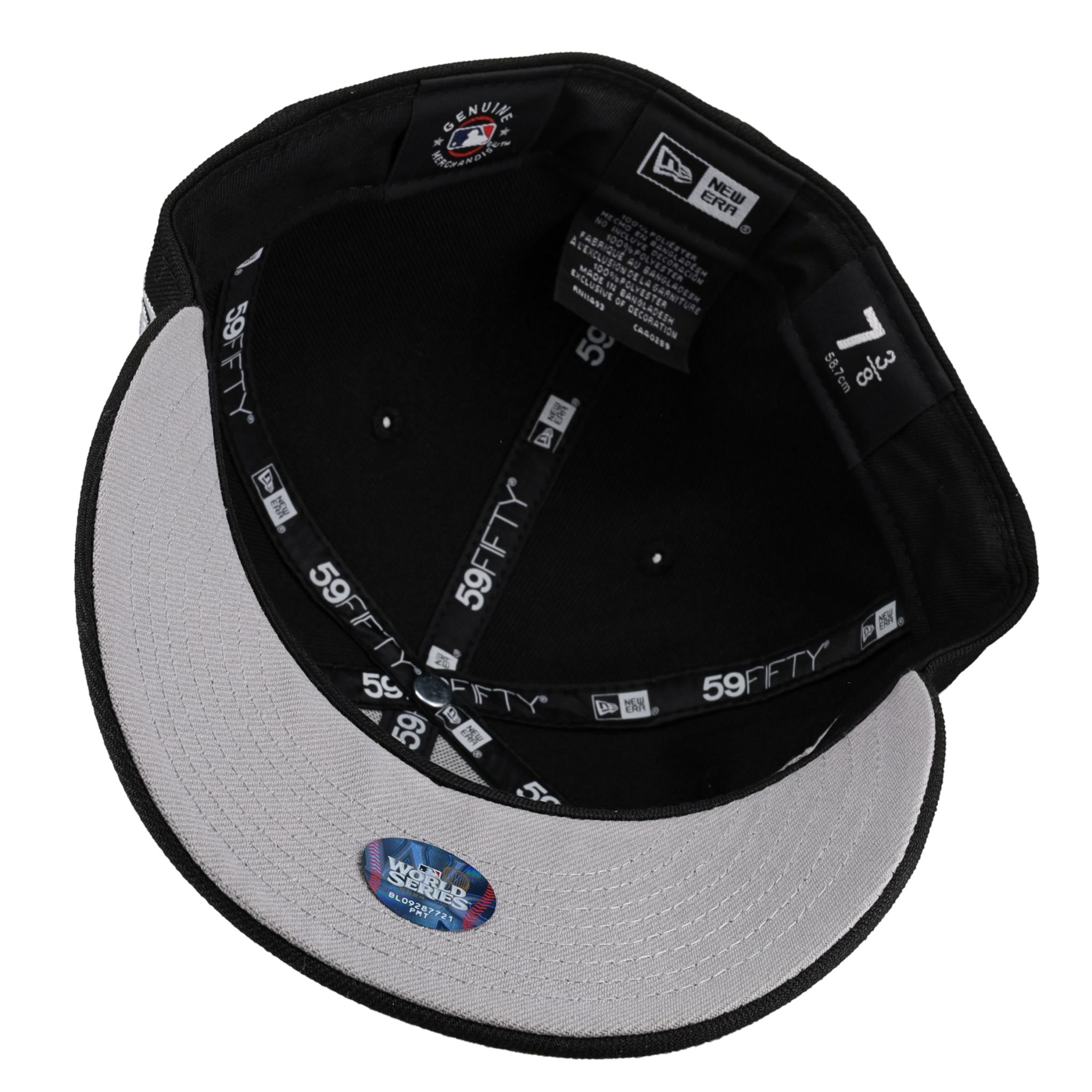 Los Angeles Dodgers 2024 World Series Black/Grey 59Fifty Fitted Hat