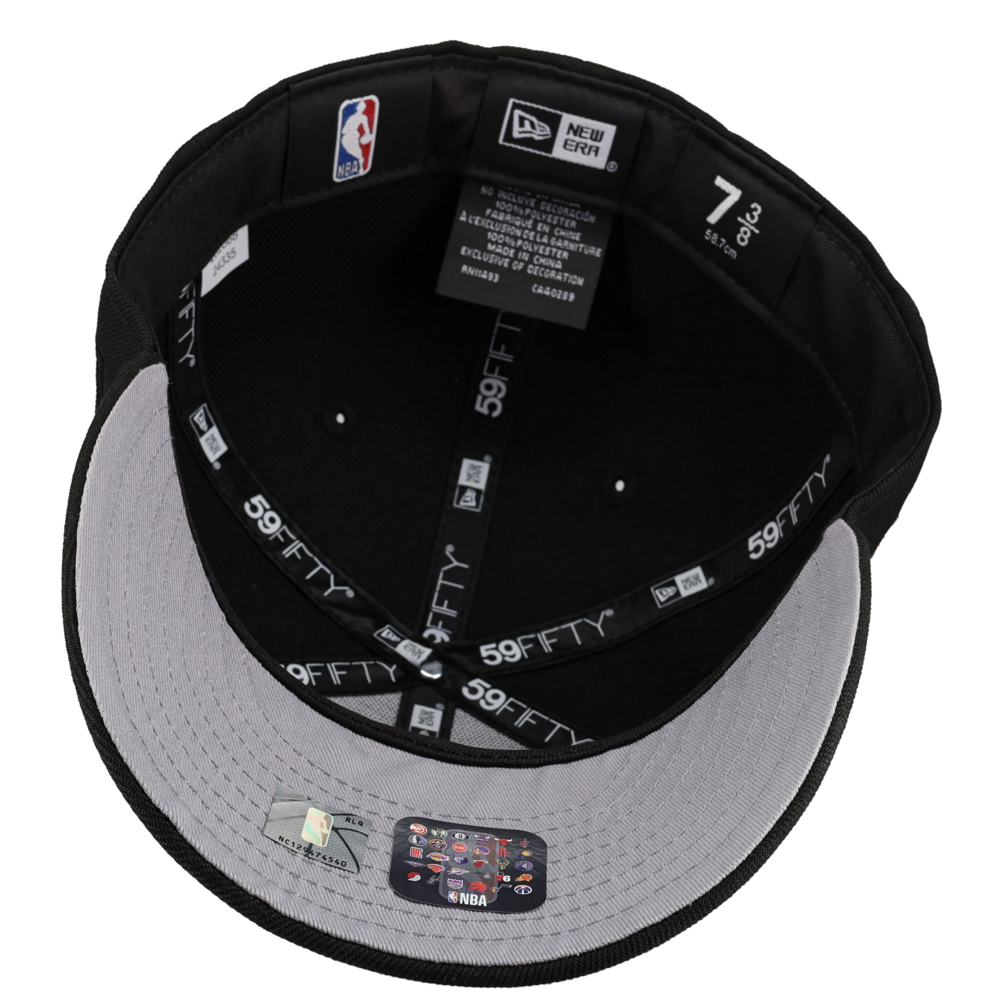 New York Knicks Celestial Black Metallic 59Fifty Fitted Hat