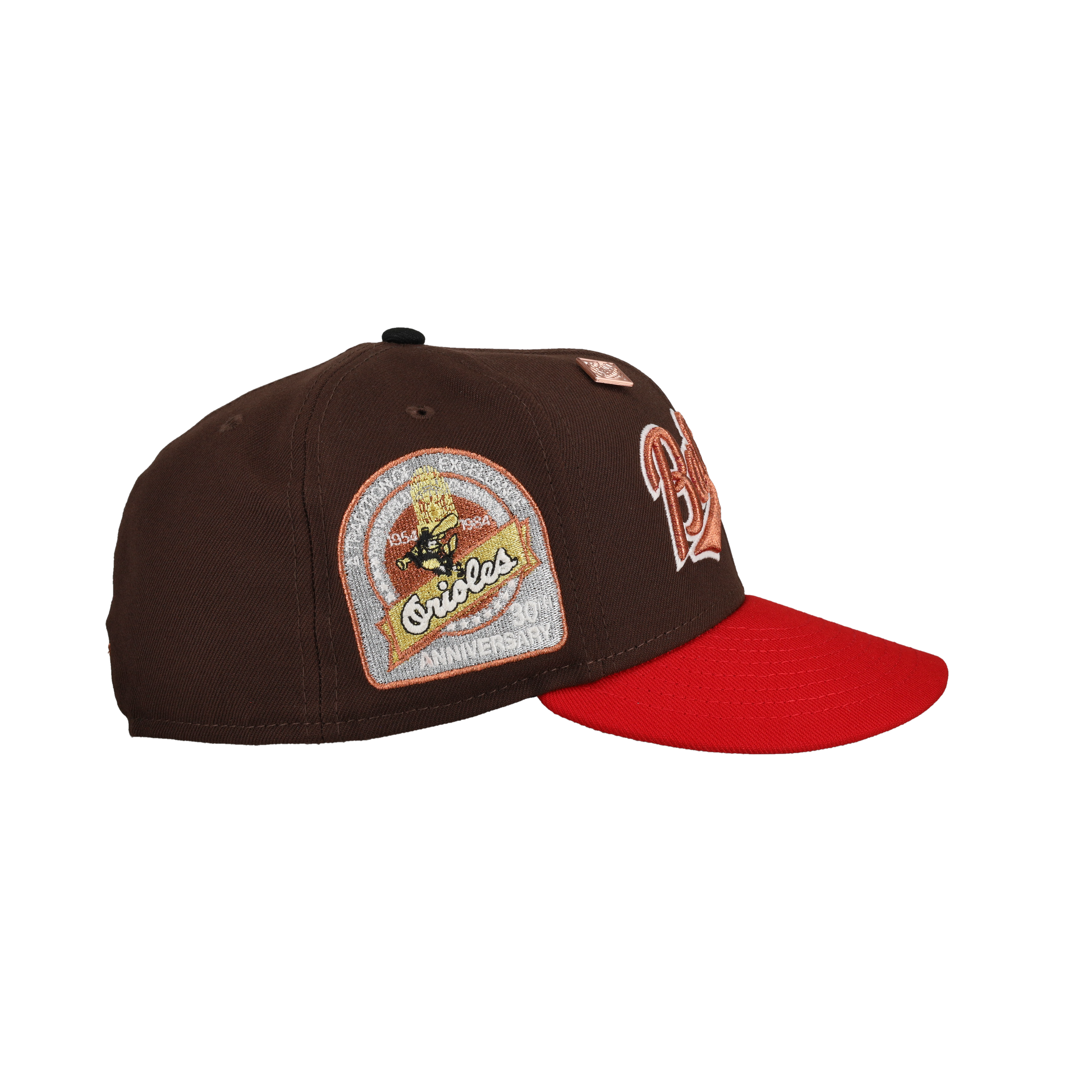 Baltimore Orioles 30th Anniversary Metallic 59Fifty Fitted Hat