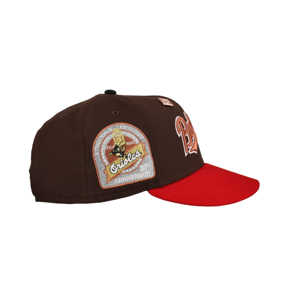 Baltimore Orioles 30th Anniversary Metallic 59Fifty Fitted Hat