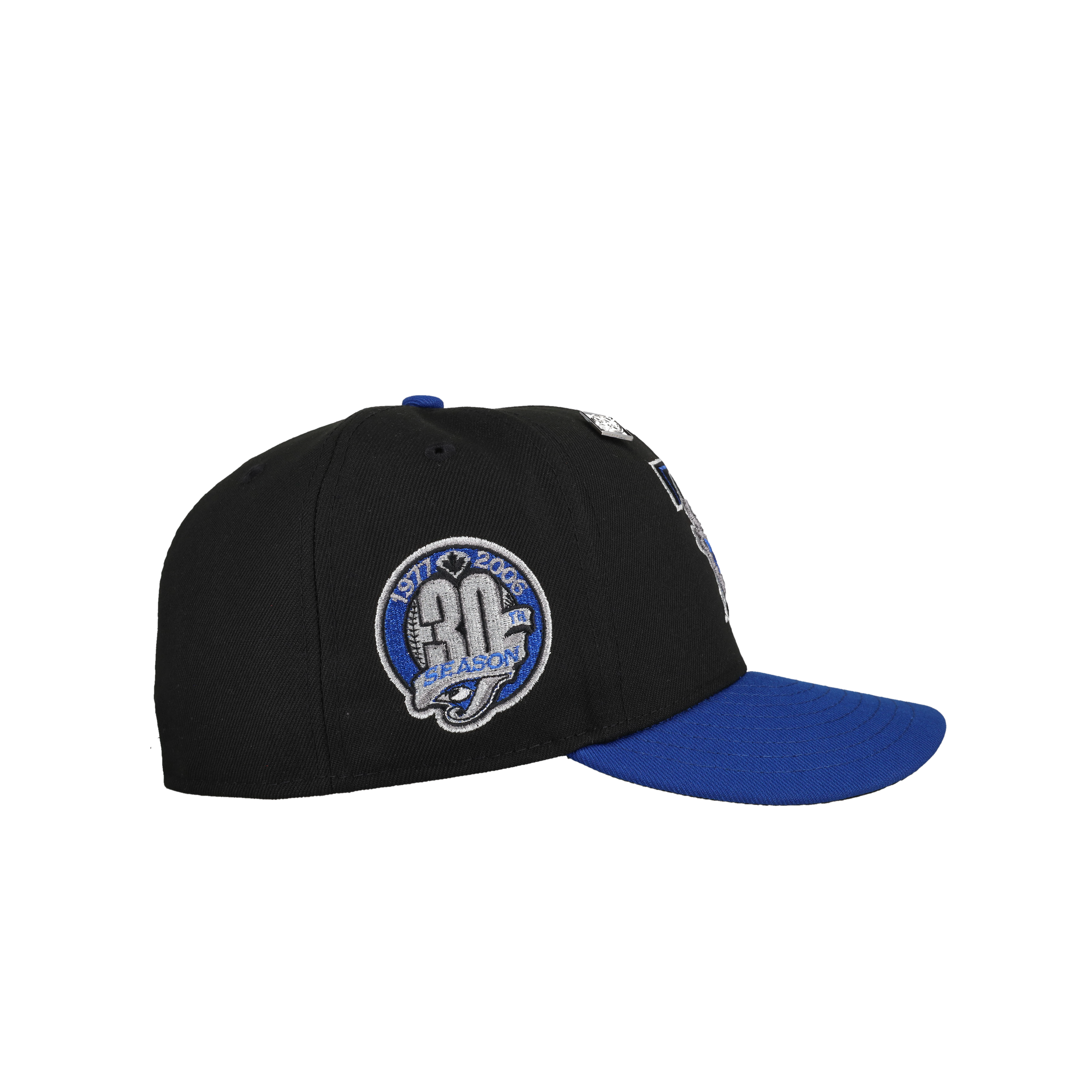 Toronto Blue Jays 30th Season Black/Black Metallic 59Fifty Fitted Hat