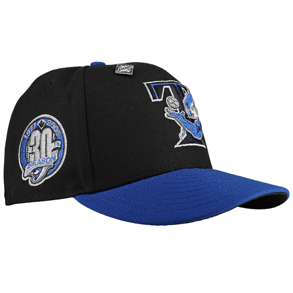 Toronto Blue Jays 30th Season Black/Black Metallic 59Fifty Fitted Hat