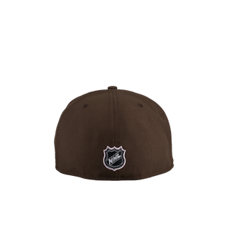 Chicago Black Hawks Stanley Cup Champions Walnut Pink 59Fifty Fitted Hat (RESTOCK), alternate view