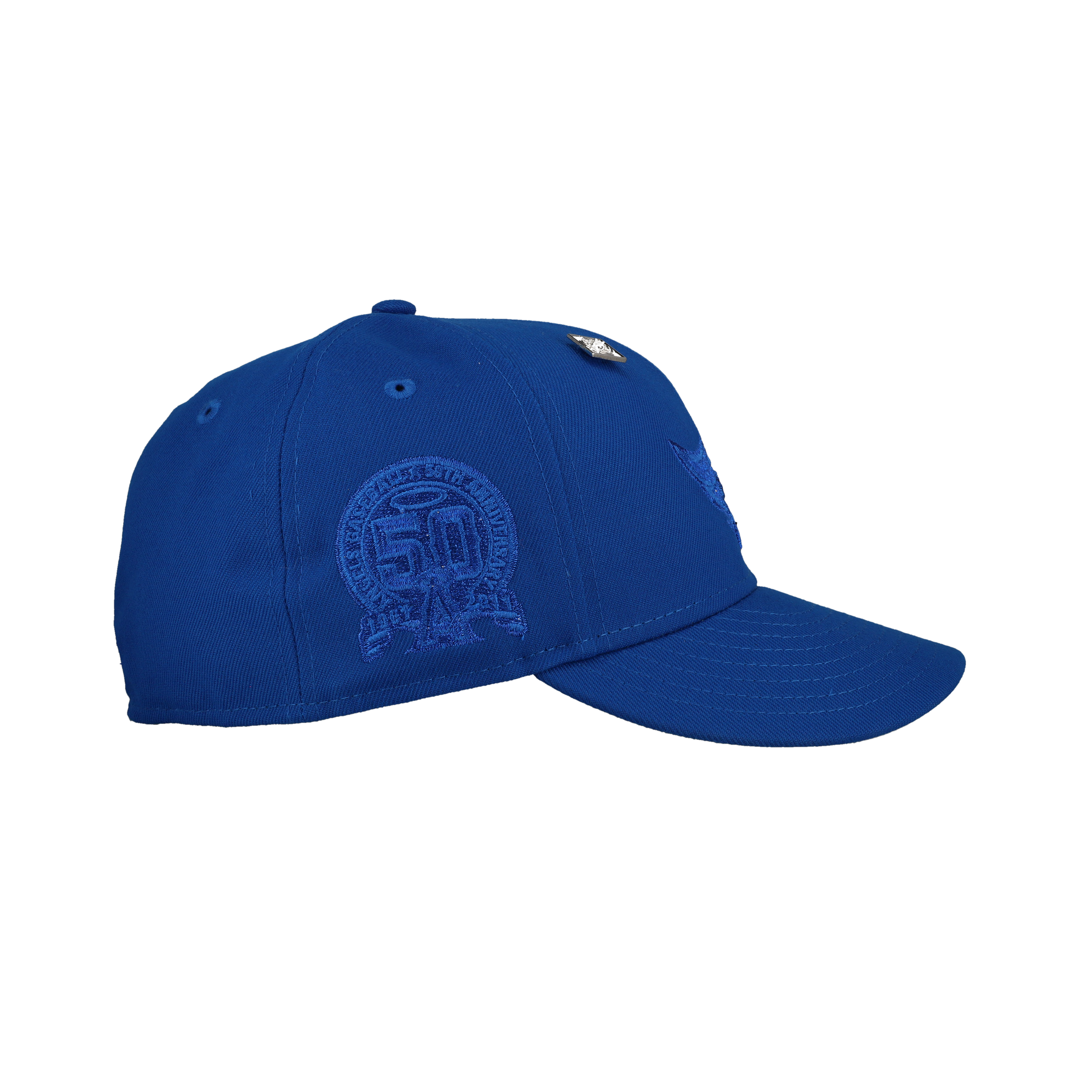Anaheim Angels 50th Anny Blue Metallic 59Fifty Fitted Hat Anaheim Angels 50th Anny Blue Metallic 59Fifty Fitted Hat