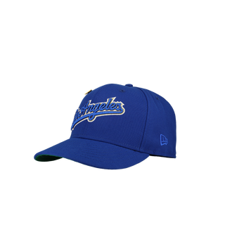 Los Angeles Dodgers Royal 50th Season Metallic 59Fifty Fitted Hat